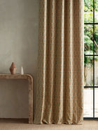 134774 Morelia Terracotta/Cerulean Zamora Fabric by Harlequin