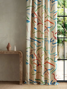 134794 Pintura Majorelle/Spice/Forest Zamora Fabric by Harlequin