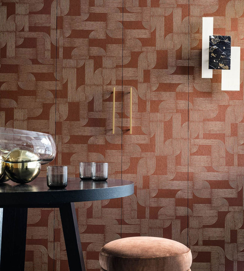 Hector Square Jasmin Wallpaper by Casamance