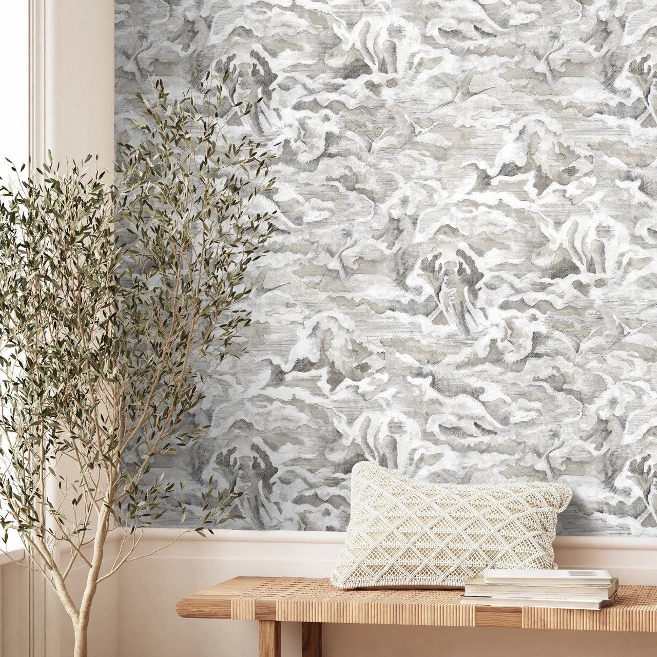 BMWL005/05A Hidden Clouds Wild Life Wallpaper by Brand McKenzie