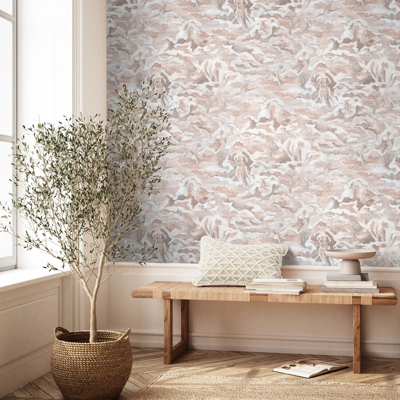 BMWL005/05D Hidden Clouds Wild Life Wallpaper by Brand McKenzie