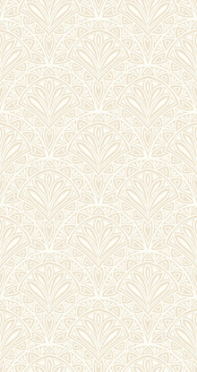 HWA1022W Deco Fan Natural Wallpaper by Hoopla Walls