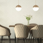HWA1022W Deco Fan Natural Wallpaper by Hoopla Walls