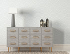 HWA1026W Deco Fan Grey Wallpaper by Hoopla Walls