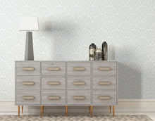 HWA1026W Deco Fan Grey Wallpaper by Hoopla Walls