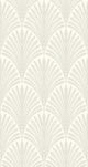Leaf Fan Grey Elegance Wallpaper by Hoopla Walls