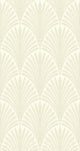 Leaf Fan Sage Green Elegance Wallpaper by Hoopla Walls