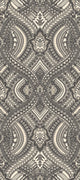 Ogee Damask Black Elegance Wallpaper by Hoopla Walls