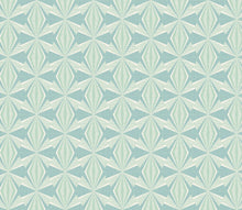 HWA1052W Sunray Diamond Teal Blue Wallpaper by Hoopla Walls