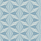 HWA1053W Sunray Diamond Blue Wallpaper by Hoopla Walls