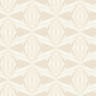 HWA1055W Sunray Diamond Beige Wallpaper by Hoopla Walls