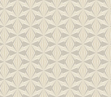 HWA1056W Sunray Diamond Warm Grey Wallpaper by Hoopla Walls