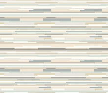 HWA1058W Horizontal Stripe Grey Wallpaper by Hoopla Walls