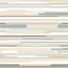 HWA1058W Horizontal Stripe Grey Wallpaper by Hoopla Walls