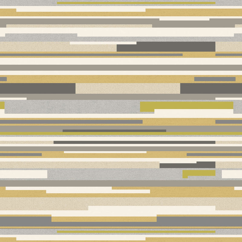 HWA1059W Horizontal Stripe Olive Green Wallpaper by Hoopla Walls