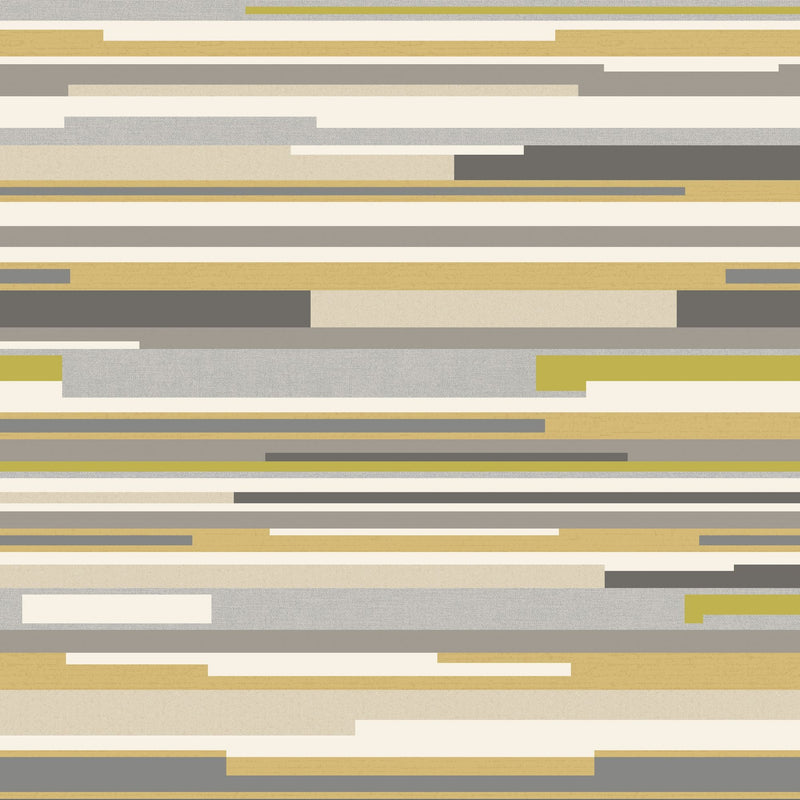 HWA1059W Horizontal Stripe Olive Green Wallpaper by Hoopla Walls
