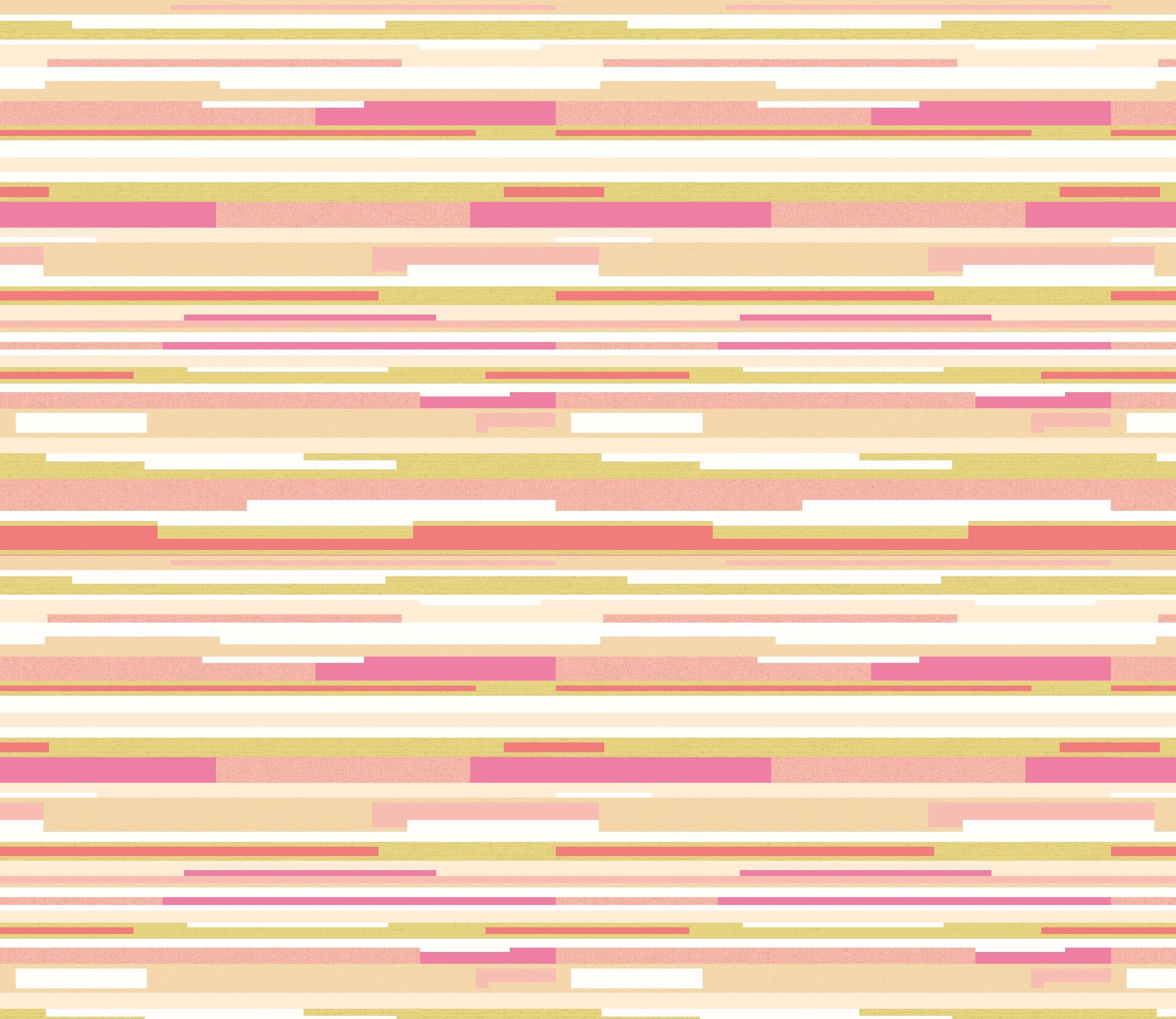 HWA1061W Horizontal Stripe Pink & Green Wallpaper by Hoopla Walls