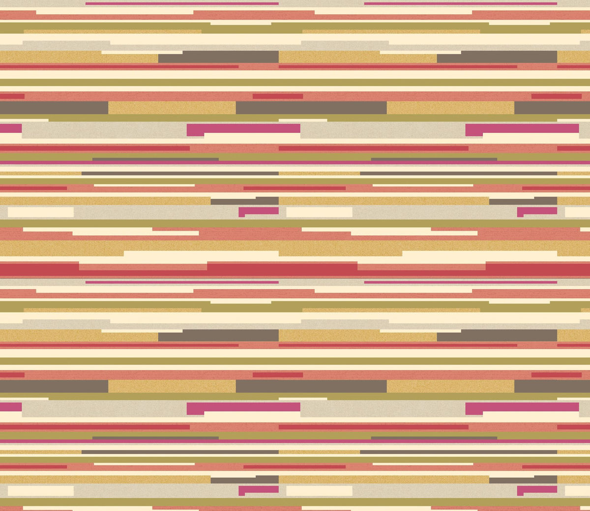 HWA1062W Horizontal Stripe Mustard Yellow Wallpaper by Hoopla Walls