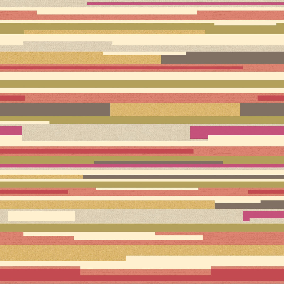 HWA1062W Horizontal Stripe Mustard Yellow Wallpaper by Hoopla Walls
