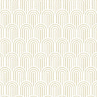 HWA1066W Retro Arch Cream Wallpaper by Hoopla Walls