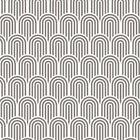 HWA1067W Retro Arch Black Wallpaper by Hoopla Walls