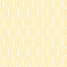 HWA1068W Retro Arch Yellow Wallpaper by Hoopla Walls
