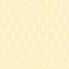 HWA1068W Retro Arch Yellow Wallpaper by Hoopla Walls