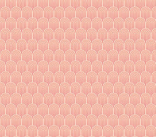 HWA1072W Retro Arch Blush Pink Wallpaper by Hoopla Walls