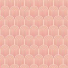 HWA1072W Retro Arch Blush Pink Wallpaper by Hoopla Walls
