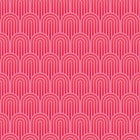 HWA1073W Retro Arch Bright Pink Wallpaper by Hoopla Walls