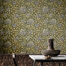 HWA1086W Honeysuckle Leaf Trail Chalkboard Wallpaper by Hoopla Walls