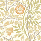 HWA1087W Rosehip Trail Soft Amber Wallpaper by Hoopla Walls