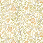 HWA1087W Rosehip Trail Soft Amber Wallpaper by Hoopla Walls