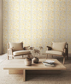 HWA1088W Rosehip Trail Warm Natural Wallpaper by Hoopla Walls
