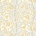 HWA1088W Rosehip Trail Warm Natural Wallpaper by Hoopla Walls