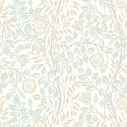 HWA1090W Rosehip Trail Soft Mint Wallpaper by Hoopla Walls