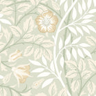 HWA1092W Rosehip Trail Sage Green Wallpaper by Hoopla Walls