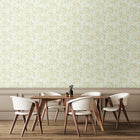 HWA1092W Rosehip Trail Sage Green Wallpaper by Hoopla Walls