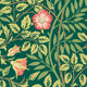 Rosehip Trail Forest Green Eden Wallpaper by Hoopla Walls