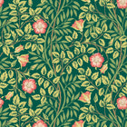HWA1096W Rosehip Trail Forest Green Wallpaper by Hoopla Walls