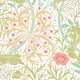 Seaweed Garden Rose Pink Eden Wallpaper by Hoopla Walls