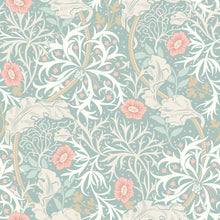 HWA1102W Seaweed Garden Seafoam Wallpaper by Hoopla Walls