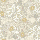HWA1105W Seaweed Garden Fossil Grey Wallpaper by Hoopla Walls