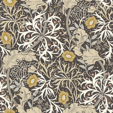 HWA1106W Seaweed Garden Slate Wallpaper by Hoopla Walls