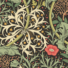 HWA1107W Seaweed Garden Slate Mix Wallpaper by Hoopla Walls