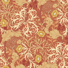 HWA1110W Seaweed Garden Amber Wallpaper by Hoopla Walls