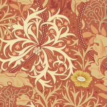 HWA1110W Seaweed Garden Amber Wallpaper by Hoopla Walls