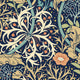 Seaweed Garden Navy Blue Eden Wallpaper by Hoopla Walls