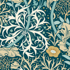 HWA1112W Seaweed Garden Petrol Blue Wallpaper by Hoopla Walls