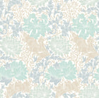 HWA1119W Chrysanthemum Duck Egg Blue Wallpaper by Hoopla Walls